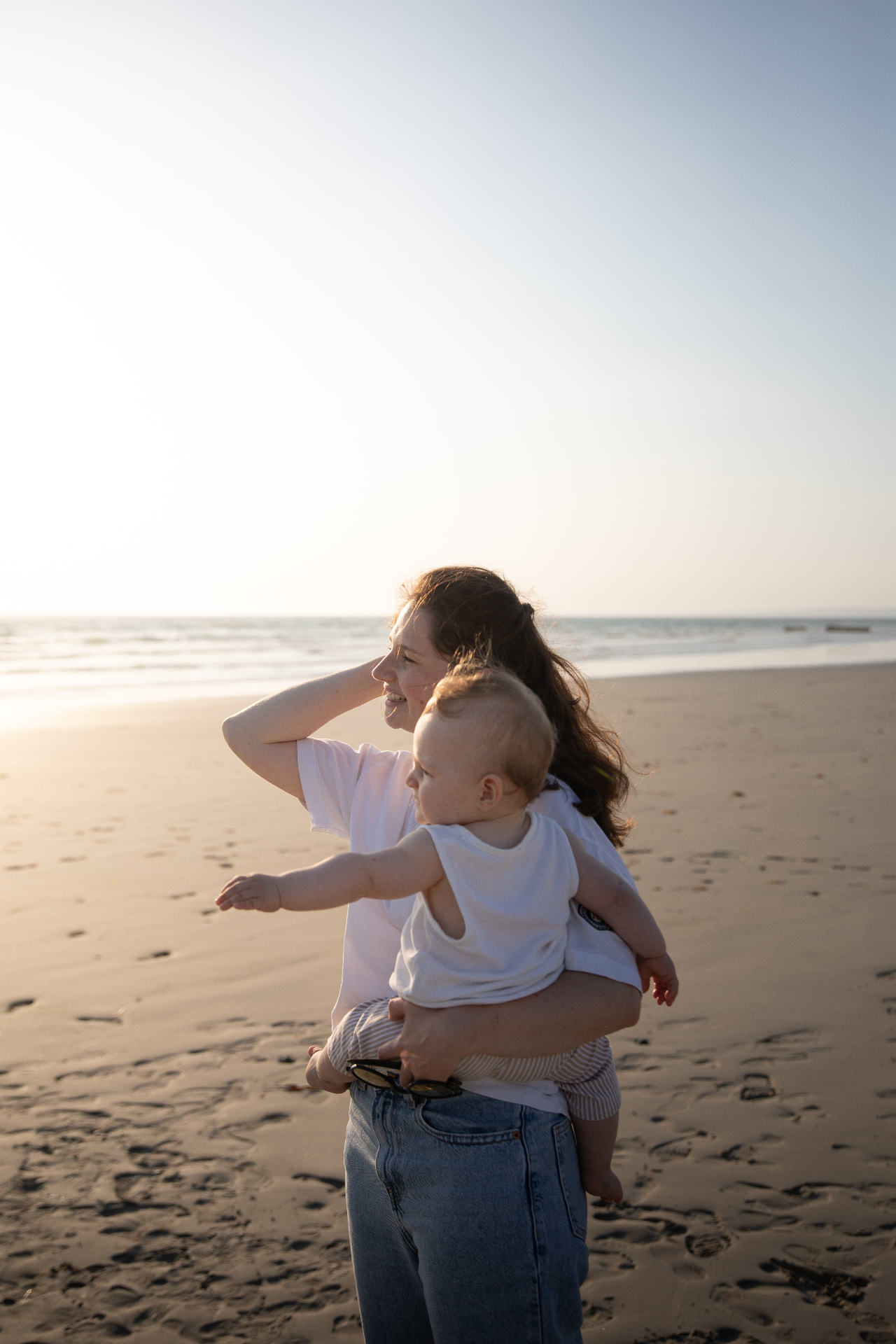 Sur la plage — Famille